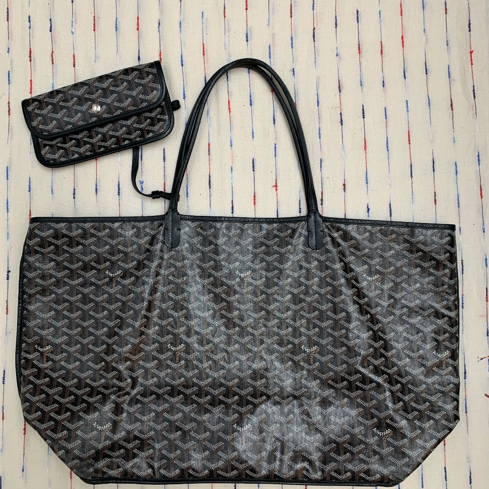 GOYARD Reversible Black Anjou GM Tote!!!